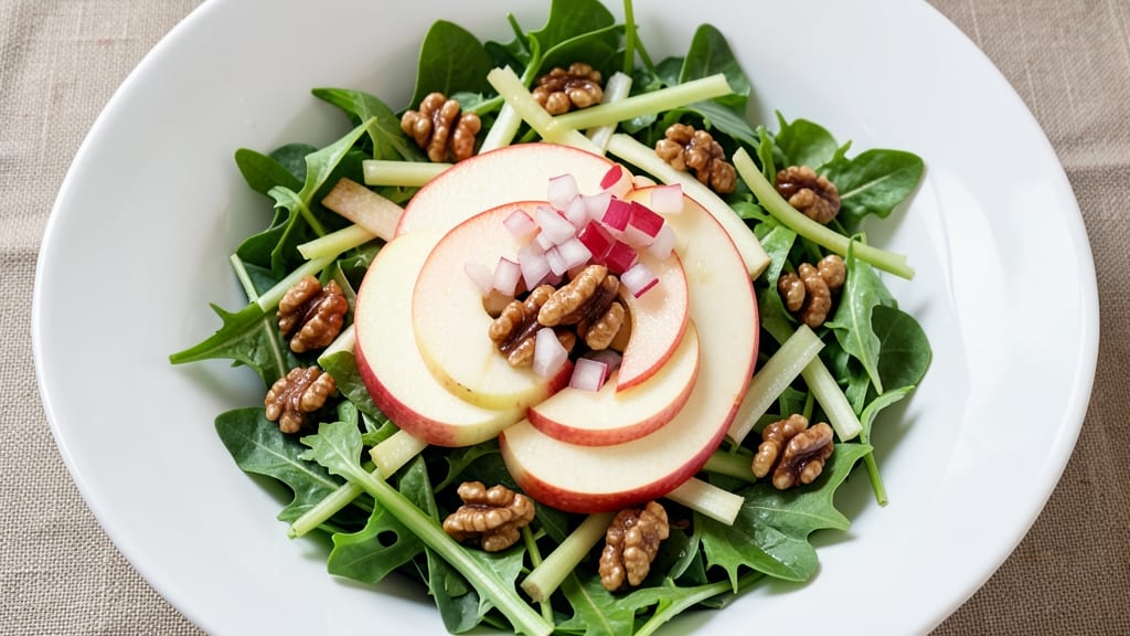 Spring Mix Apple Salad Recipe: Crunchy Celery and Sweet Apple Bite Every Bite