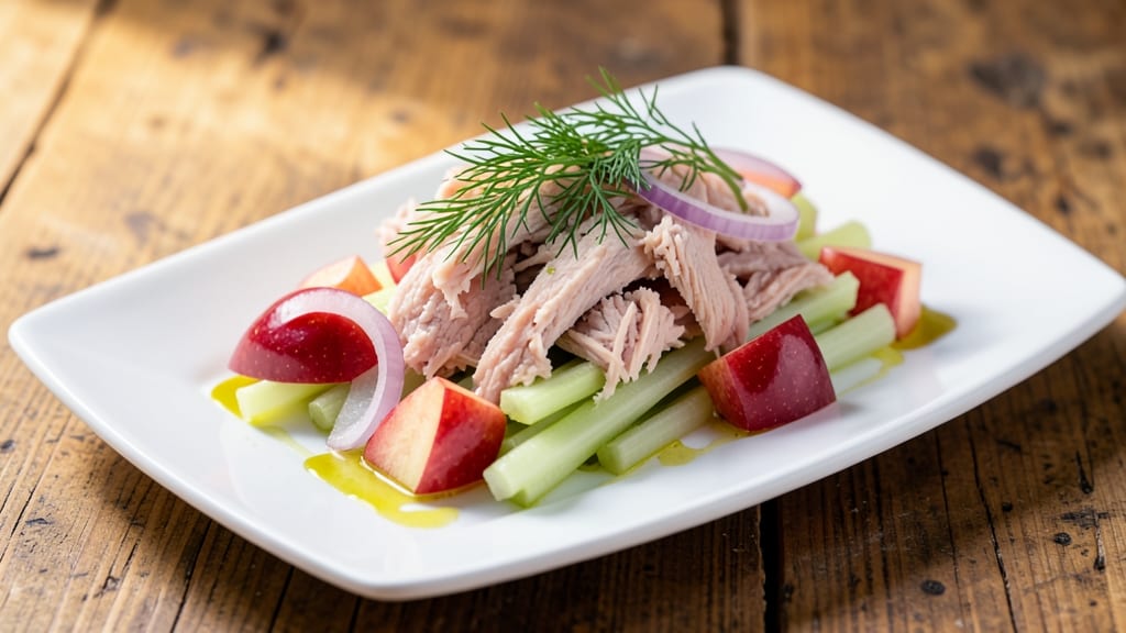 Tuna Apple Salad Recipe: Crunchy Celery and Sweet Apple Contrast Without Mayo