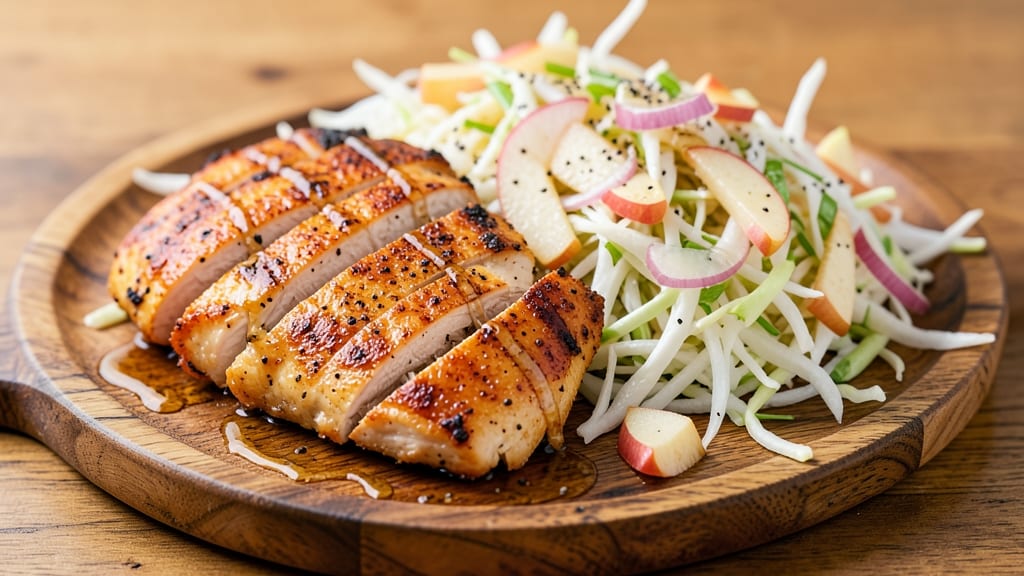 Chicken and Apple Coleslaw Recipe: Crunchy Celery and Sweet Apple Harmony in One Bowl