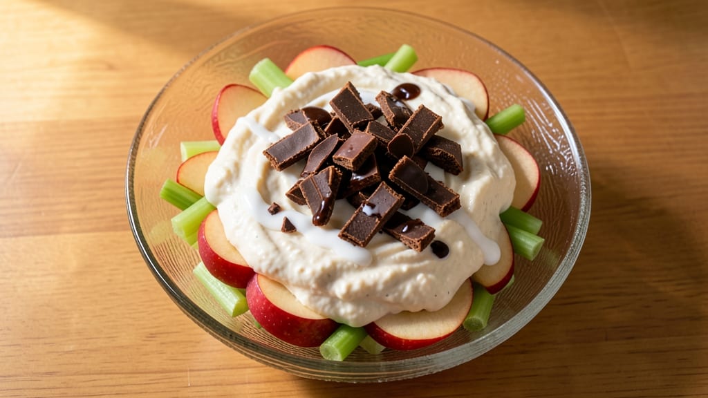 Twix Apple Fluff Salad Recipe: Crunchy Celery and Caramelized Apple Clouds