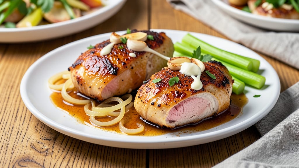 Apple Cider Chicken Breast Recipe: Braised Until Fork-Tender with Spiced Celery Crunch