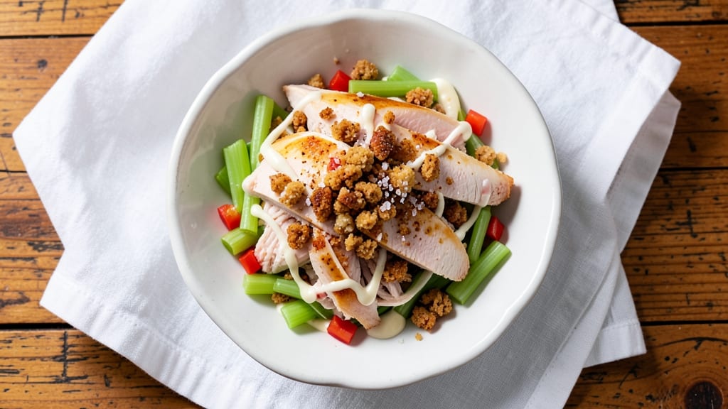 Apple Cake Tea Room Chicken Salad Recipe: Celery-Pepper Crunch Meets Sweet Apple Elegance