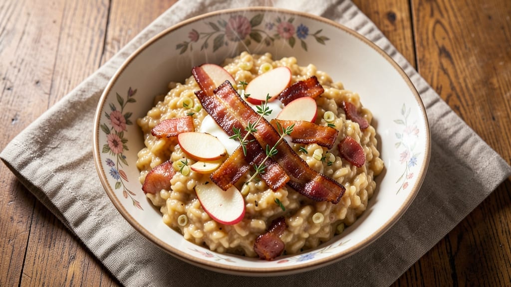 Apple Bacon Risotto Recipe: Smoky Sweet Crunch in Every Bite