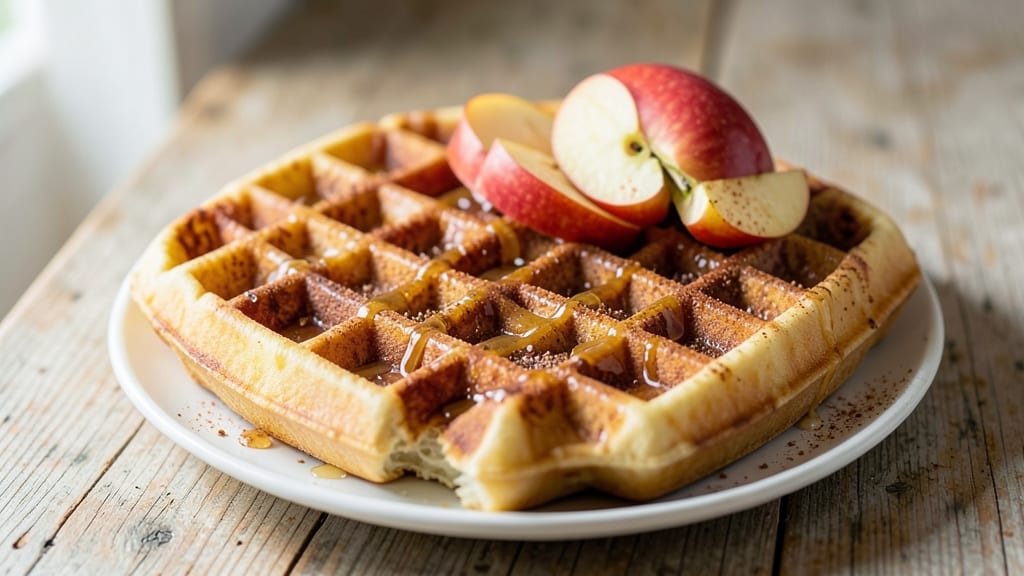 Apple Belgian Waffle Recipe: Crispy-Golden Crunch With Spiced Apple Filling