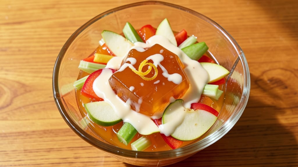 Apple Jello Salad Recipe: Vintage Creamy Crunch With Celery-Pepper Bite