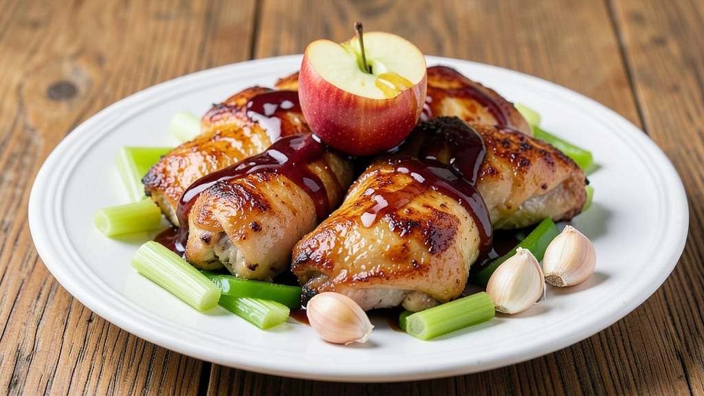 Apple Honey Chicken Recipe: Sticky-Sweet Glaze with Celery Pepper Crunch