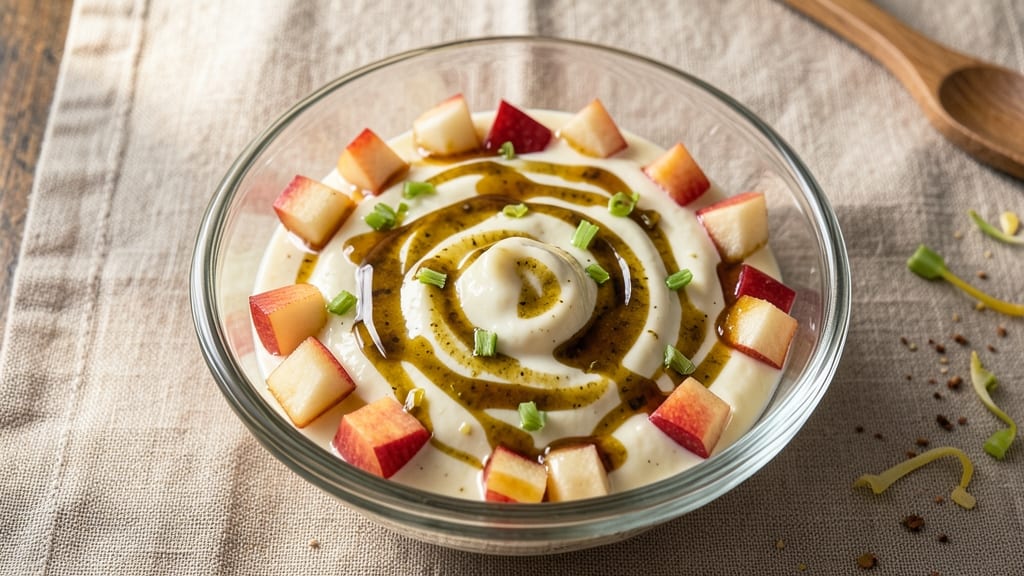 Fuji Apple Vinaigrette Dressing Recipe: Bright Sweetness With Celery Pepper Crunch