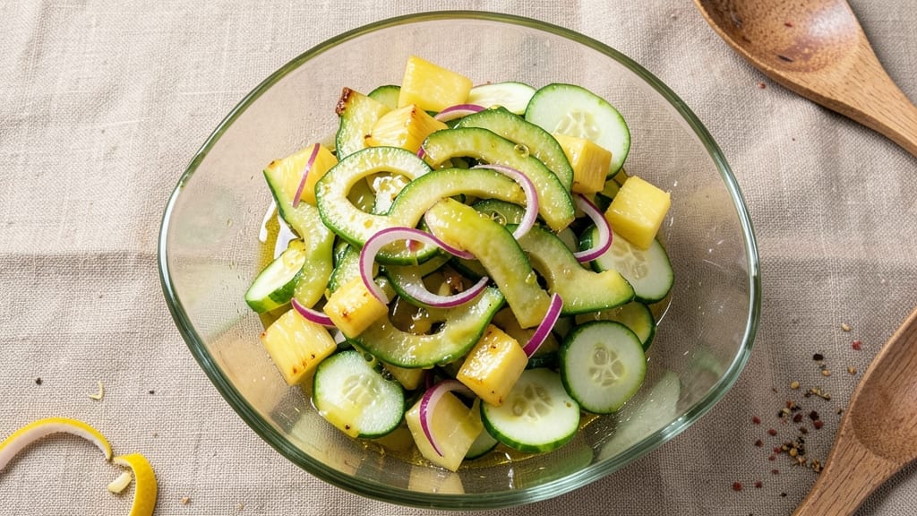 Ampalaya Salad With Pineapple Recipe: Tropical Crunch With Spiced Vinaigrette