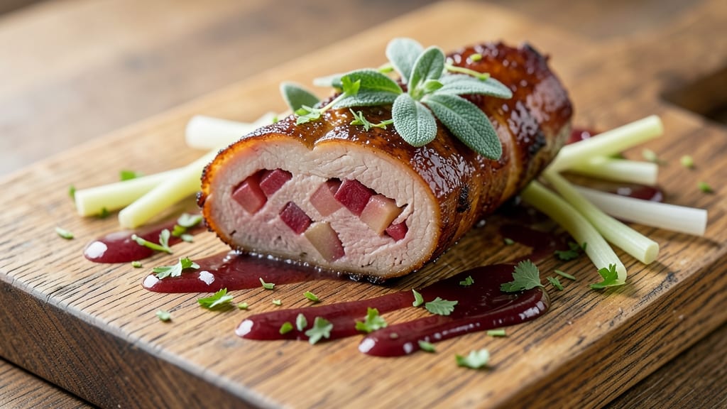 Pork and Apple Sausage Recipe UK: One-Pan British Bake with Celery Crunch