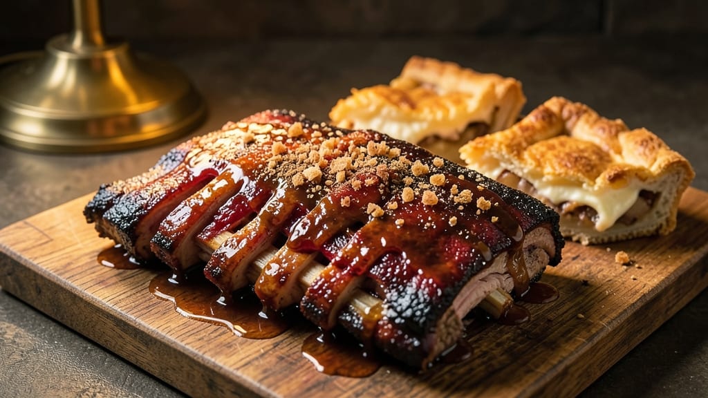 Apple Pie Ribs Recipe: Smoky Apple Cider Glaze with Crisp Celery Bites