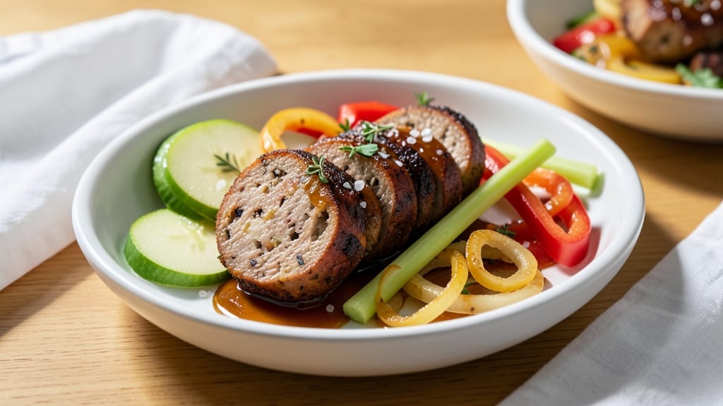 Trader Joe's Apple Sausage Recipe: One-Pan Braised Crunch With Celery-Pepper Heat