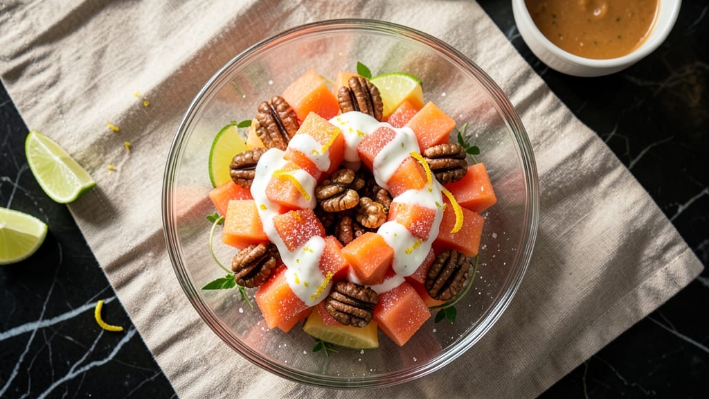 Lamberts Pineapple Walnut Salad Recipe: Tropical Crunch With Creamy Citrus Dressing