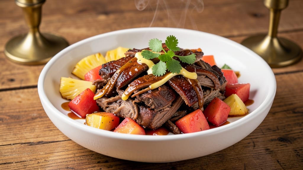 Pineapple Pulled Pork Slow Cooker Recipe: Sweet-Tangy Glaze That Caramelizes Edges