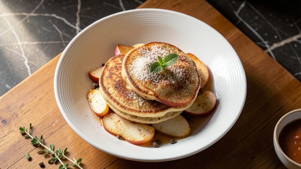 Dinah's Apple Pancake Recipe: Fluffy Stacks With Caramelized Fruit Topping