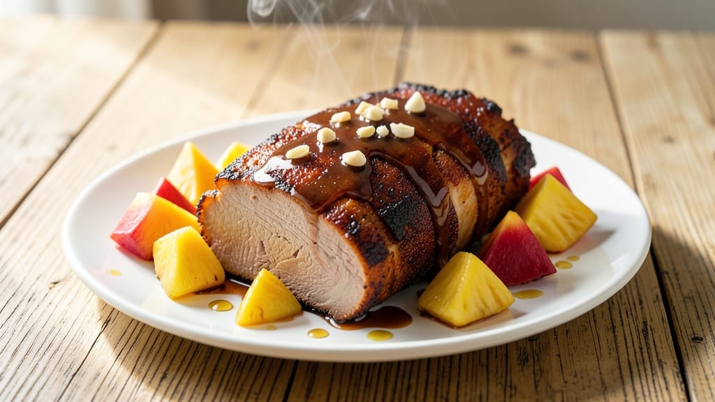 Pork Roast With Pineapple Slow Cooker Recipe: Tropical Sweetness That Caramelizes Meat