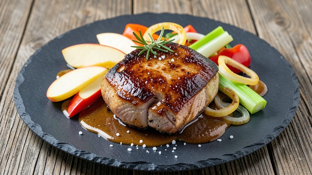 Pork And Apple Juice Braised Recipe: Slow-Simmered Sweetness With Celery Pepper Crunch