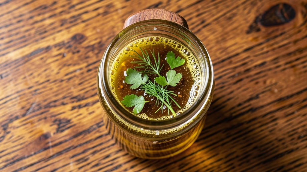 Apple Cider Vinegar and Oil Salad Dressing Recipe: Bright Tangy Zing With 3-Ingredient Simplicity