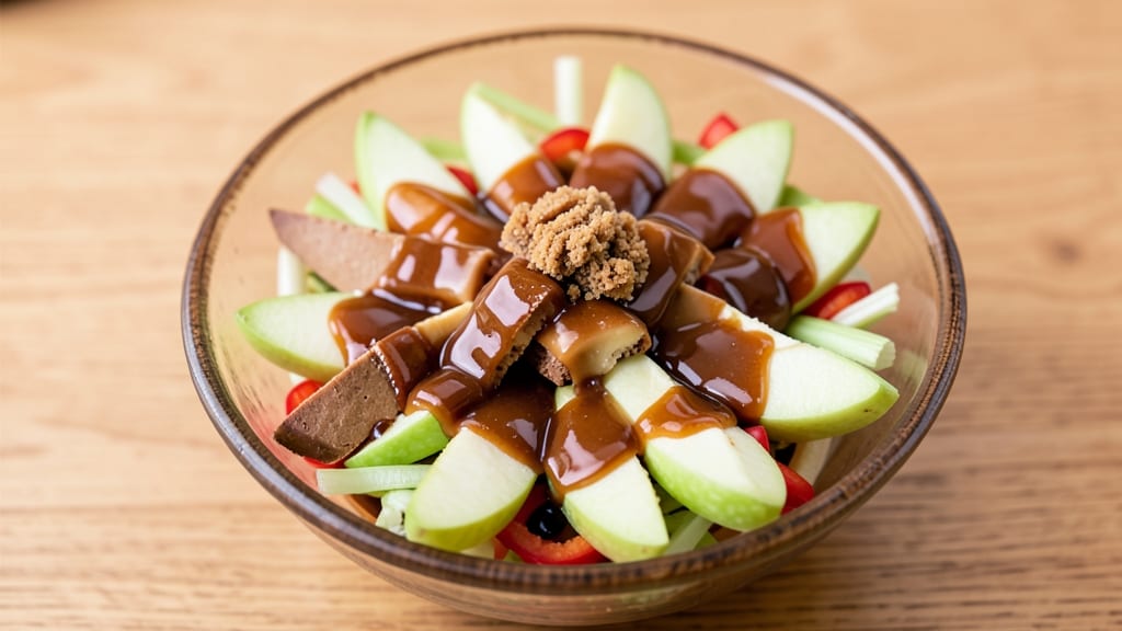 Twix Caramel Apple Salad Recipe: Crunchy Nut-Covered Apple Bites With Celery Pepper Twist