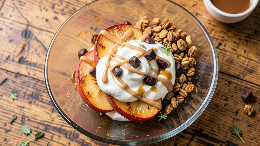Healthy Snickers Apple Salad Recipe: Crunchy Nut Butter and Caramelized Apple Bites