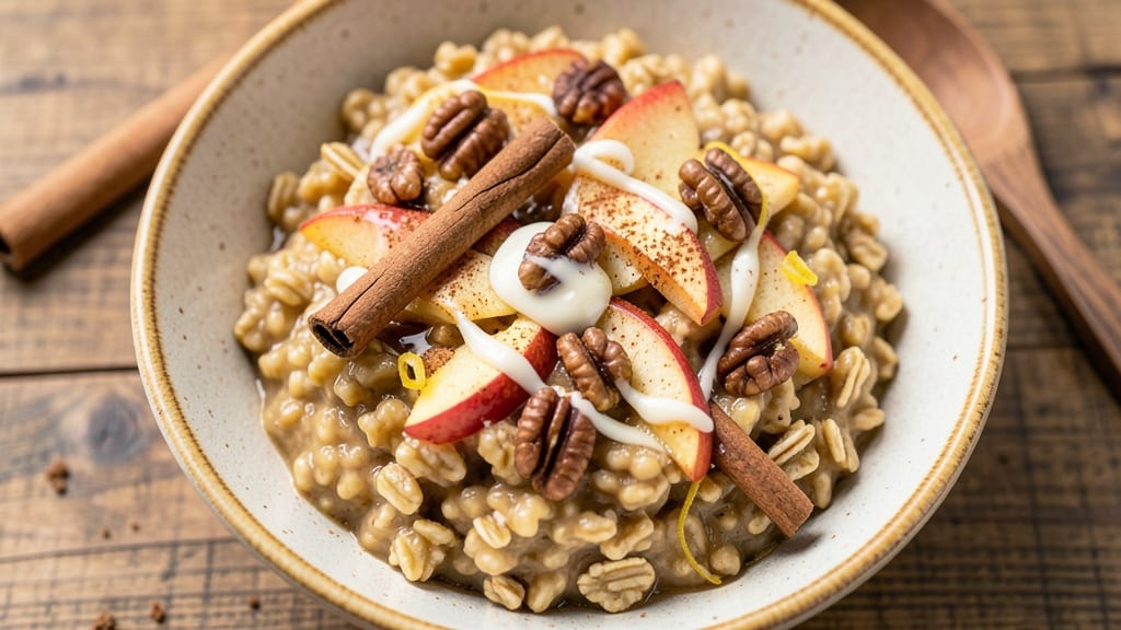 Apple Cinnamon Slow Cooker Oatmeal Recipe: Warm Spice Infusion for Hands-Off Breakfasts