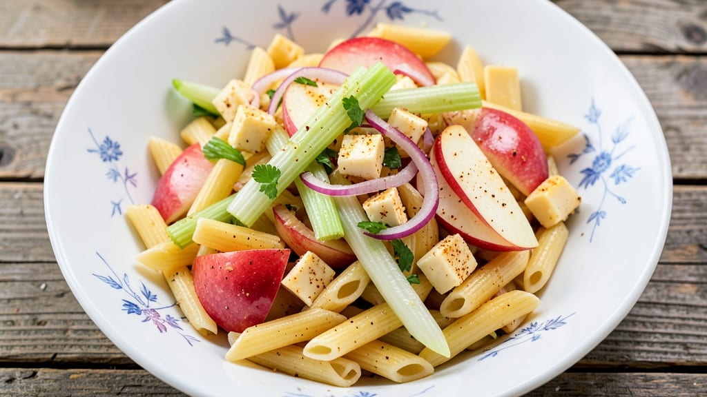 Apple Pasta Salad Recipe: Sweet-Tart Celery Crunch Balance