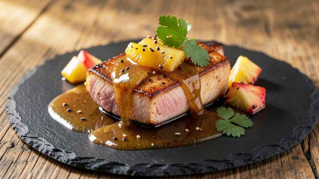 Pineapple Sauce Recipe for Pork Chops: Boozy Caramelized Glaze With Celery-Pepper Bite
