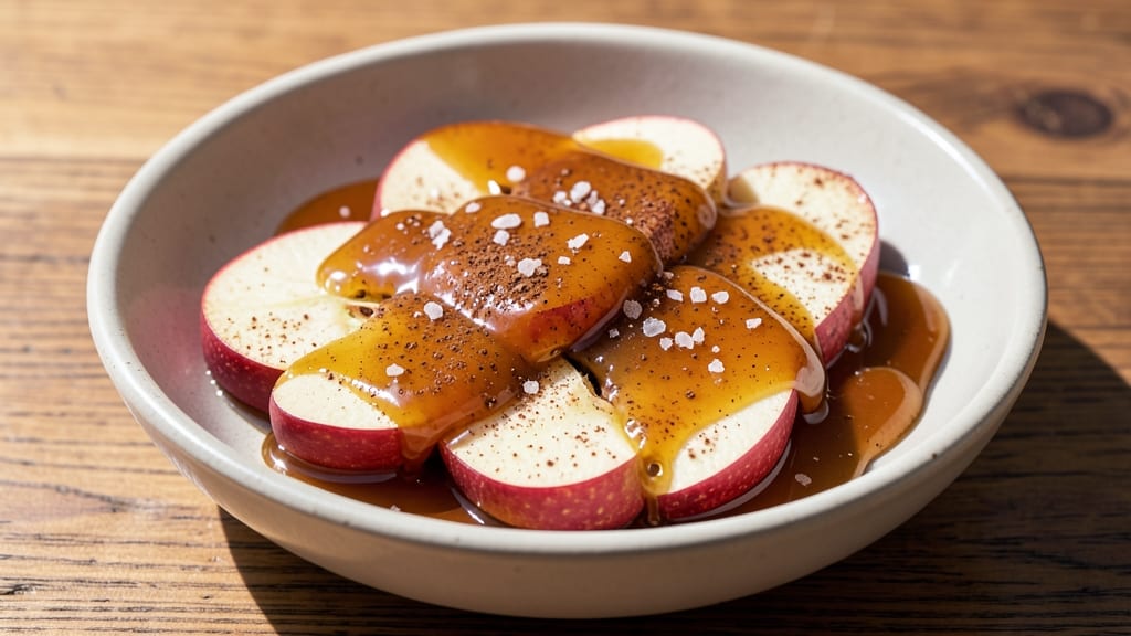 Recipe Caramel Dip Apple Slices: Sticky-Sweet Glaze With Celery Pepper Crunch