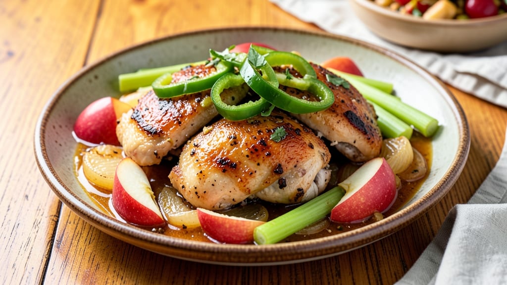 Cracker Barrel Apple Chicken Recipe: Slow-Braised Sweetness With Celery Pepper Crunch