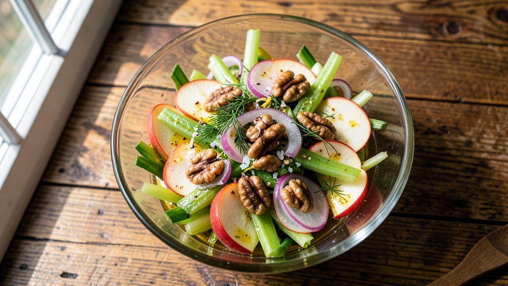 Apple Cider Vinegar Salad Recipe: Bright Tangy Kick With Crisp Celery Bites
