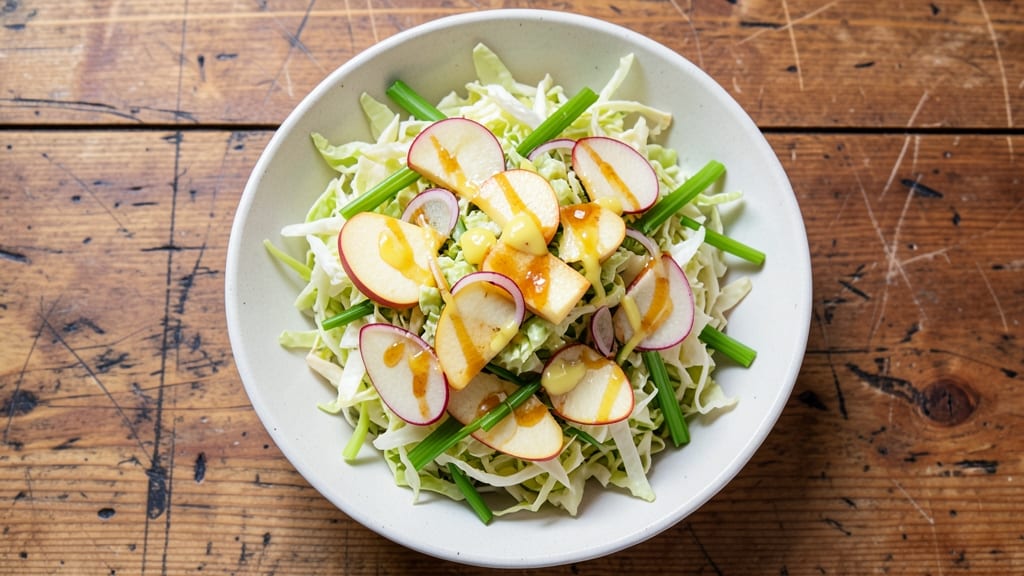 Cabbage Apple Slaw Salad Recipe: Crisp Celery and Zesty Lime Twist