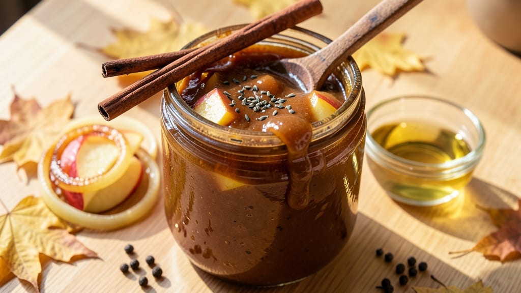 Apple Butter BBQ Sauce Canning Recipe: Smoky-Sweet Blend With Celery Pepper Crunch