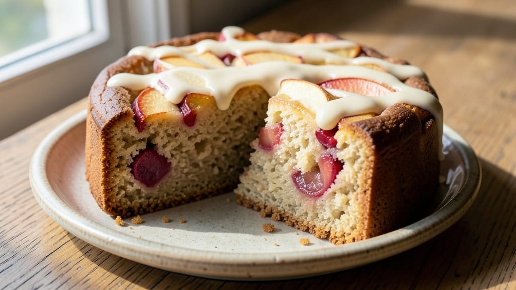 Apple Cake With Buttermilk Sauce Recipe: Warm Spice Layers and Drizzled Creamy Bliss