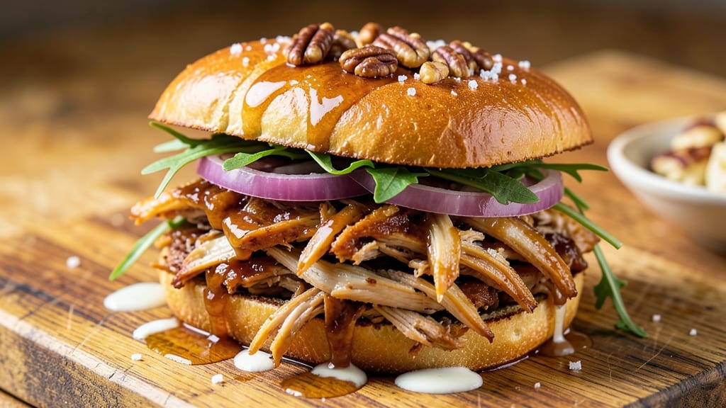 Slow Cooker Apple Cider Pulled Chicken Sandwiches Recipe: Smoky-Sweet Sauce That Melts Into Bread