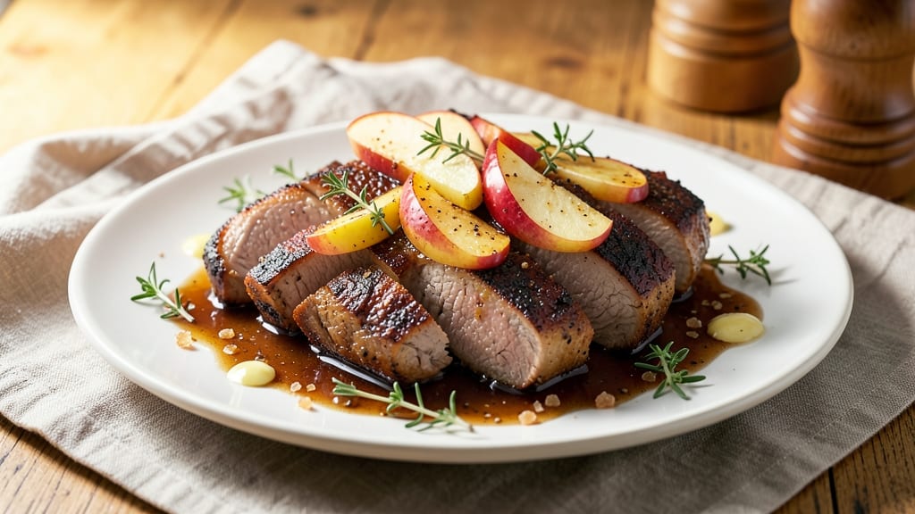 Hormel Apple Bourbon Pork Tenderloin Recipe: Sweet-Spiced Glaze That Caramelizes Edges