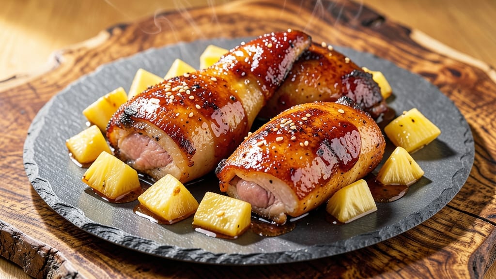 Baked Pineapple Chicken Thighs Recipe: Caramelized Glaze Meets Juicy Crispy Skin