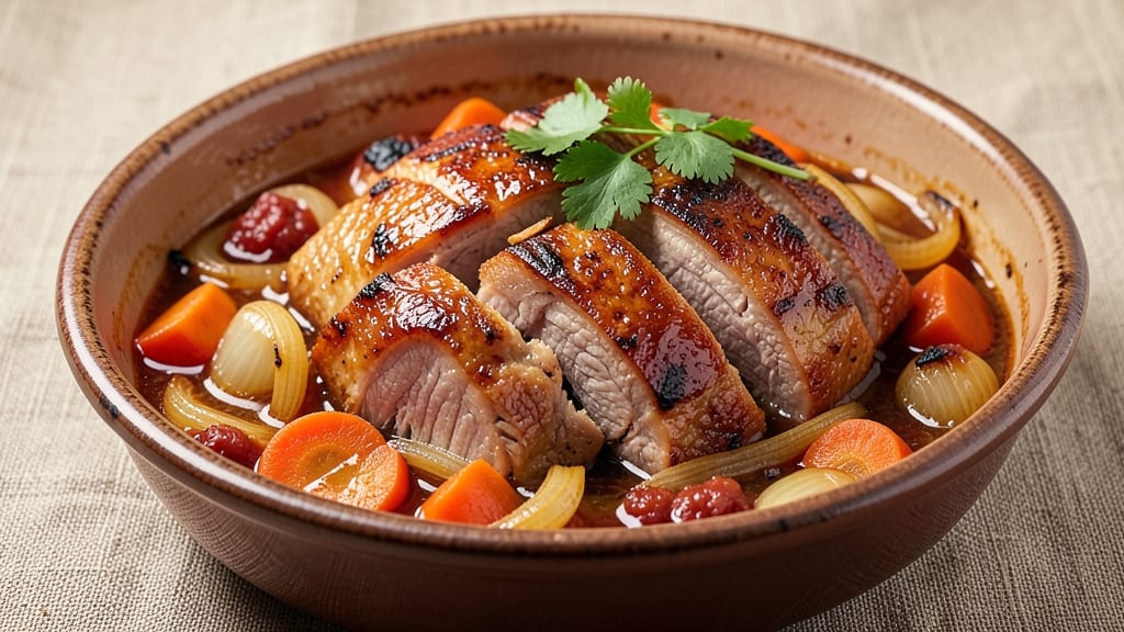 Pork Estofado Recipe with Pineapple Juice: Slow-Braised Richness With Tropical Twist
