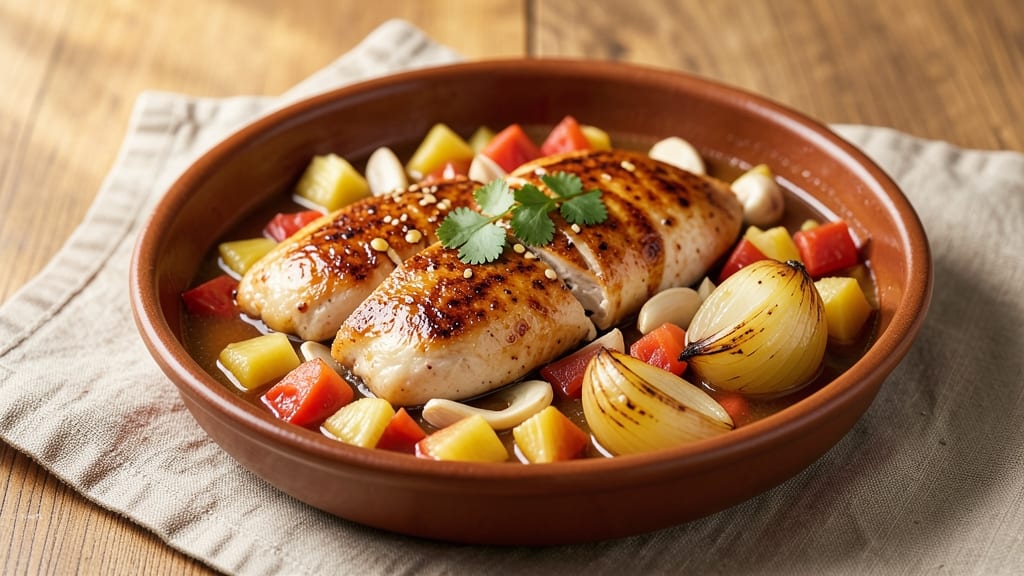 Chicken Pineapple Tomato Sauce Recipe: Tropical Sweet-Tart Glaze for Grilled Dishes