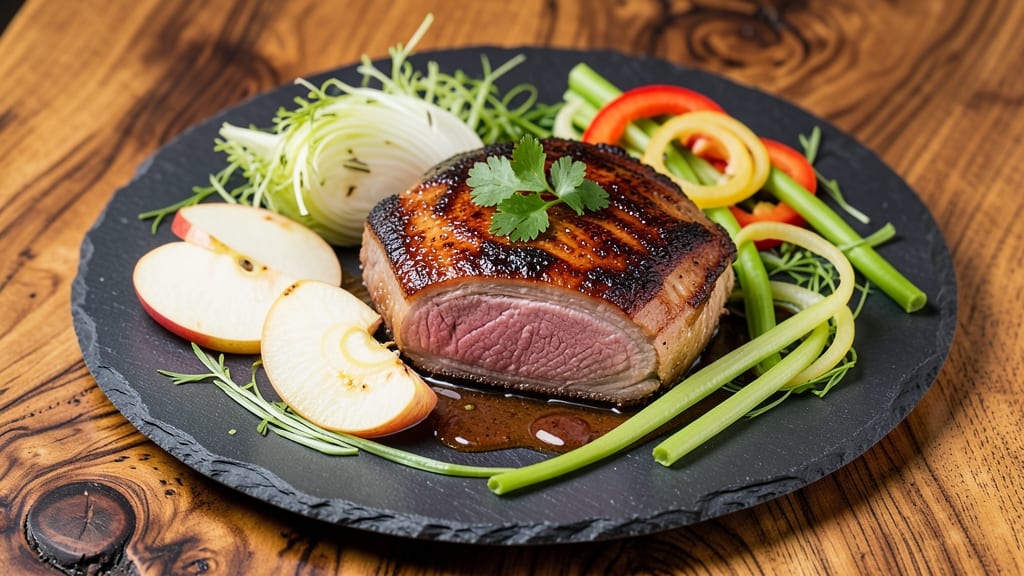Pork Apple Fennel Recipe: Sweet-Savory Braise with Celery Pepper Crunch