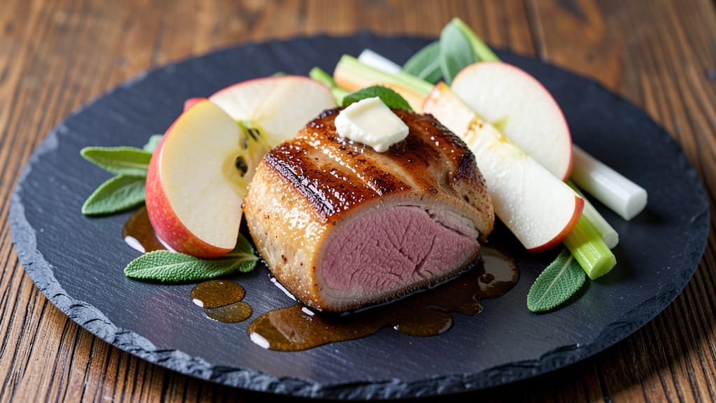 Pork Apple Sage Recipe: One-Pan Herb-Kissed Pork With Apple-Celery Crunch
