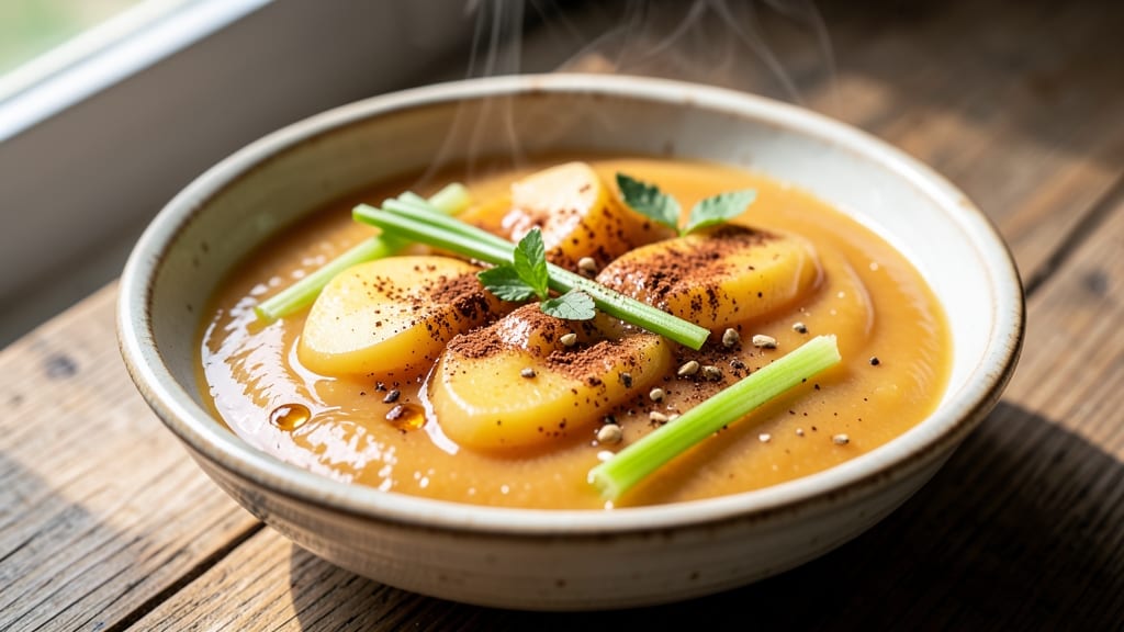Apple Sauce Recipe No Sugar: Warm Spice and Celery Crunch Fusion