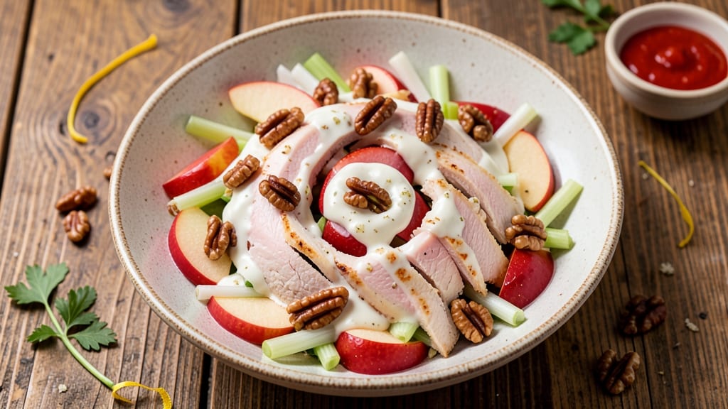Panera-Style Apple Chicken Salad Recipe: Crisp Celery and Sweet Apple Bites in Creamy Dressing