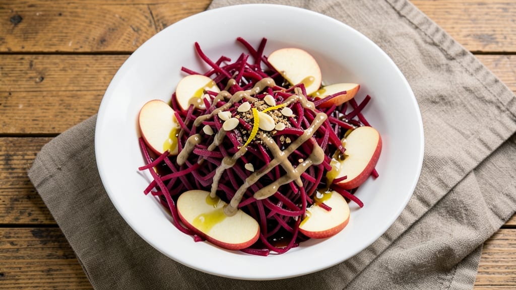 Raw Beet and Apple Salad Recipe: Earthy-Sweet Crunch Without Dressing Overload