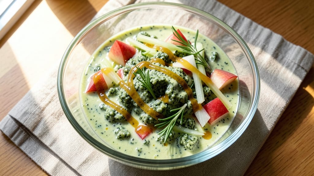 Buca Di Beppo Apple Gorgonzola Salad Dressing Recipe: Celery-Pepper Crunch With Tangy Blue Cheese Kick