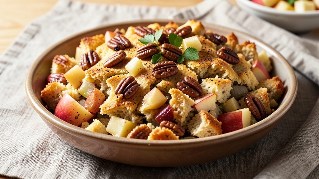 Apple Walnut Sausage Stuffing Recipe: Buttery Crunch Meets Savory Depth