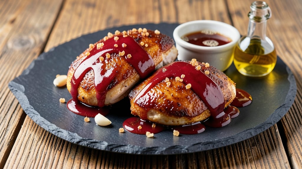 Apple Cider BBQ Chicken Breast Recipe: Smoky-Sweet Glaze with Crisp Celery Bites