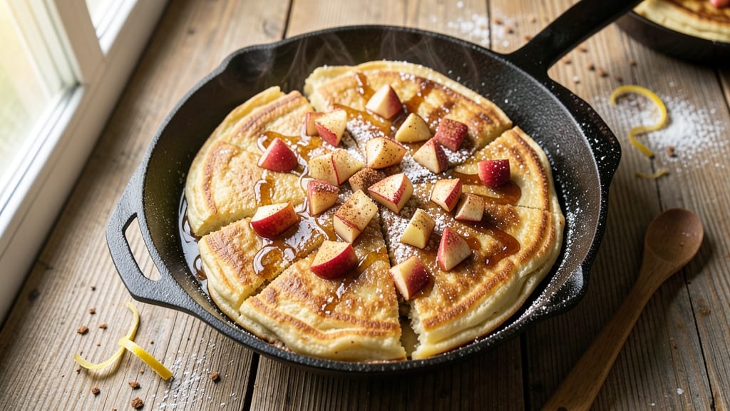 Dutch Oven Apple Pancakes Recipe: Stacked Fluffy Layers with Warm Spice