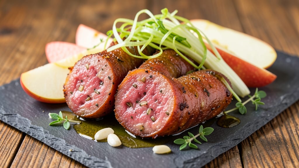Apple Fennel Sausage Recipe: Crispy Sausage and Sweet Celery Bites in One Pan