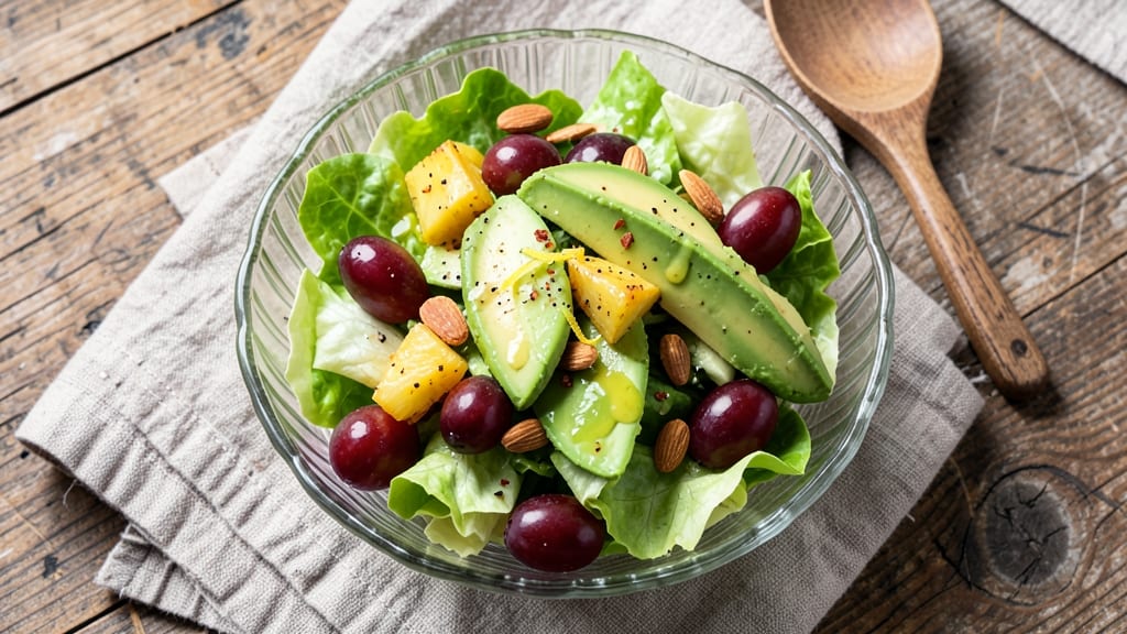Green Salad With Pineapple Recipe: Tropical Crunch Meets Zesty Citrus