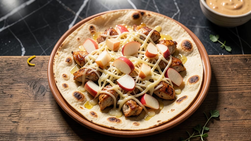 Apple Chicken Quesadilla Recipe: Crispy Tortilla Sandwiches With Caramelized Apple Filling