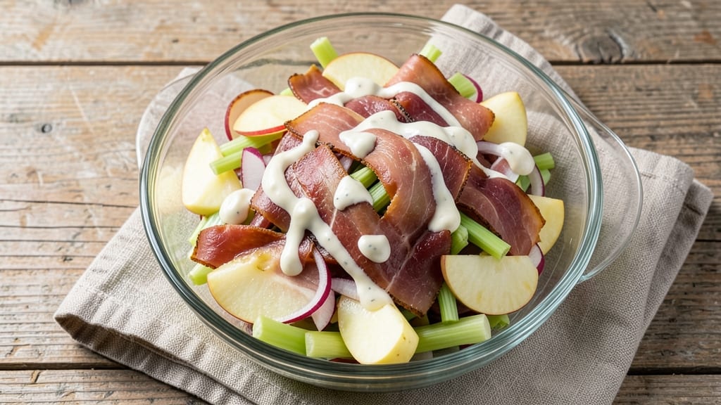 Ham and Apple Salad Recipe: Crisp Celery and Sweet Apple Bite-Perfect Bites